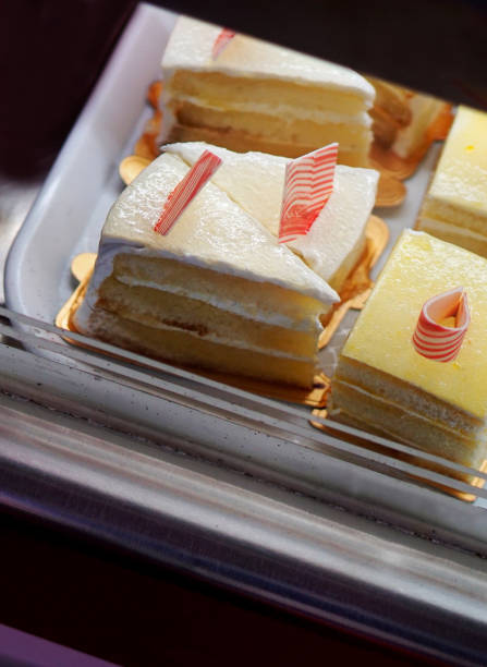 istock view of Pastries in a bakery shop display 1903895542