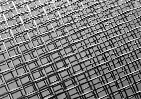 Close-up view of a wire mesh for use as a background