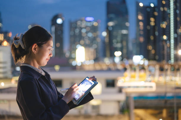 istock Financial industry with chatbot power 1903942440