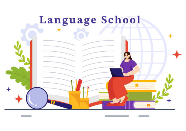 60+ Language School Logo Stock Illustrations, Royalty-Free Vector ...