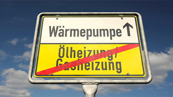 Symbolic image: A German place-name sign with the German words 