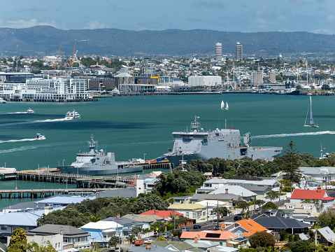 Pearl Harbor, Hawaii, USA - September 23, 2018: USS Missouri docked in Pearl Harbor.