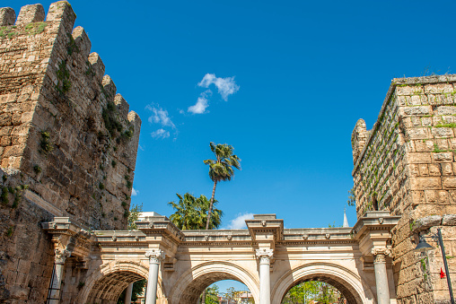 Hadrian's Gate in Antalya. Asia Minor
