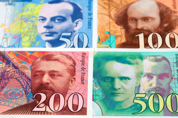istock French Franc a business background 1904143062