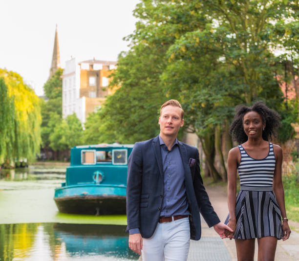 istock Romantic walk together in London 1904169461