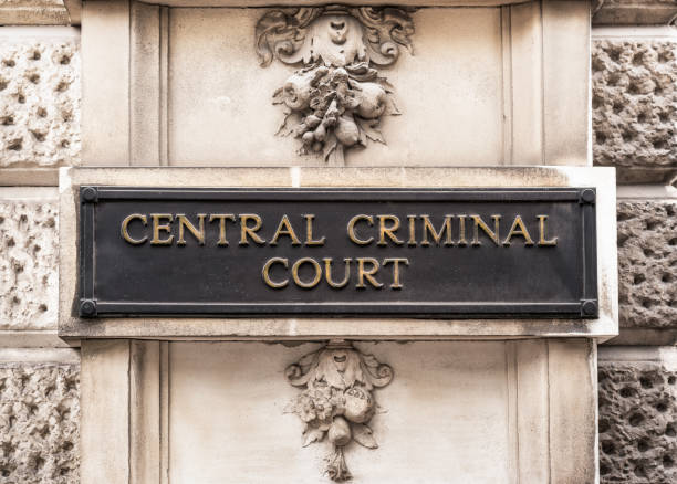 istock Central Criminal Court sign in the Old Bailey 1904172109