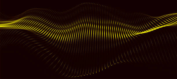 istock Abstract digital particle wave. Futuristic dot wave. Dynamic wave of luminous dots. Futuristic background for presentation design. Technology background vector. Vector illustration 1904282646
