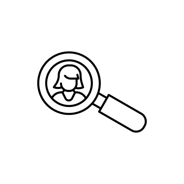 Human Resources Line Icon with Editable Stroke. The Icon is suitable for web design, mobile apps, UI, UX, and GUI design. Human Resources Line Icon with Editable Stroke. The Icon is suitable for web design, mobile apps, UI, UX, and GUI design. gender equality at work stock illustrations
