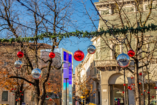 Christmas holidays in Bergamo, Italy, Lombardy 25.12.2023