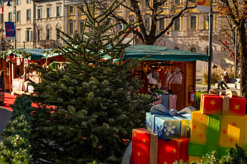 Christmas holidays in Bergamo, Italy, Lombardy 25.12.2023