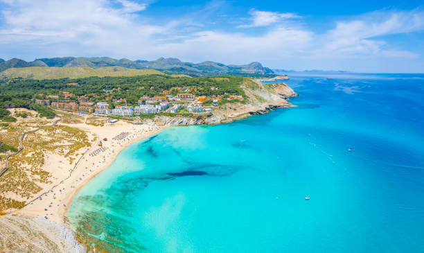 istock Stunning aerial view of Cala Mesquida, Mallorca 1904475453