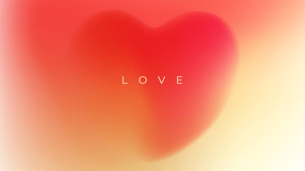 bildbanksillustrationer, clip art samt tecknat material och ikoner med blurred heart shape. romantic background for wedding invitations and happy valentine's day holiday greetings. - kärlek