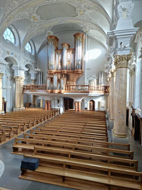 st. nikolaus church (frauenfeld) - frauenfeld 뉴스 사진 이미지