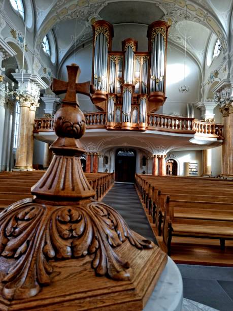 st. nikolaus church (frauenfeld) - frauenfeld 뉴스 사진 이미지