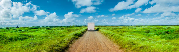 istock Country lane on the west coast in Denmark 1904520762