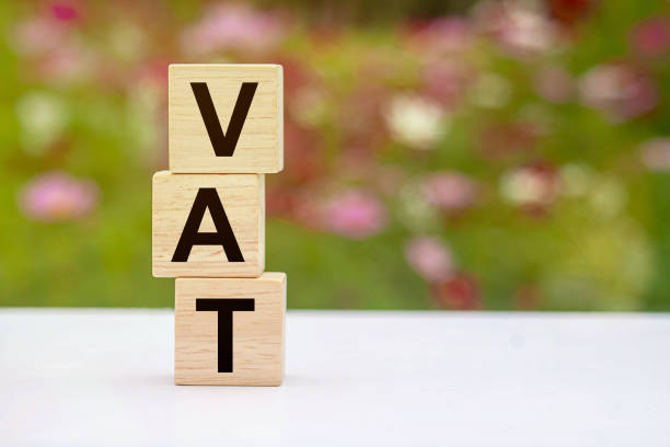 istock VAT on wood block. VAT summer background for your design 1904528226