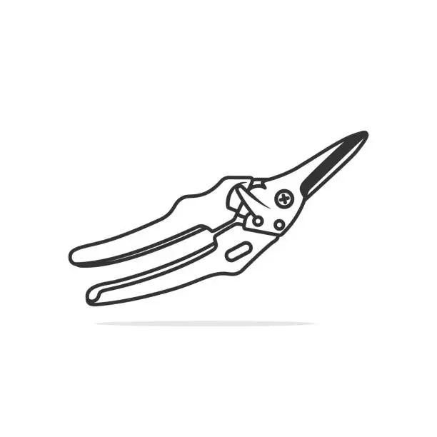 Vector illustration of Small cutter.