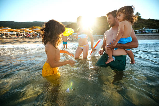 istock Family in the sea 1904596413