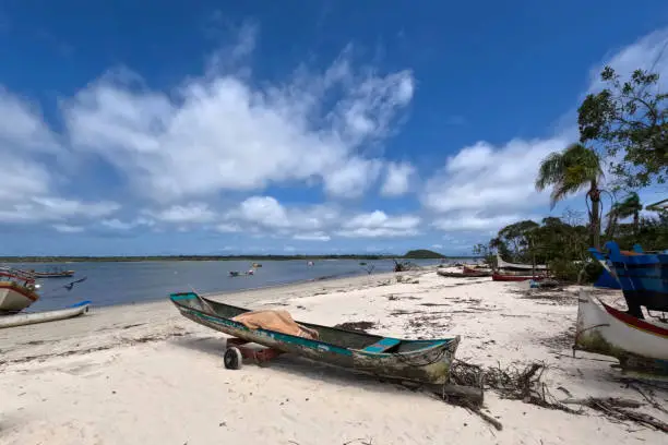 Superagui beach in the state of Paraná on the south coast of Brazil