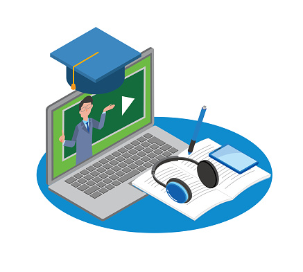 Elearning Image Illustration Stock Illustration - Download Image Now ...