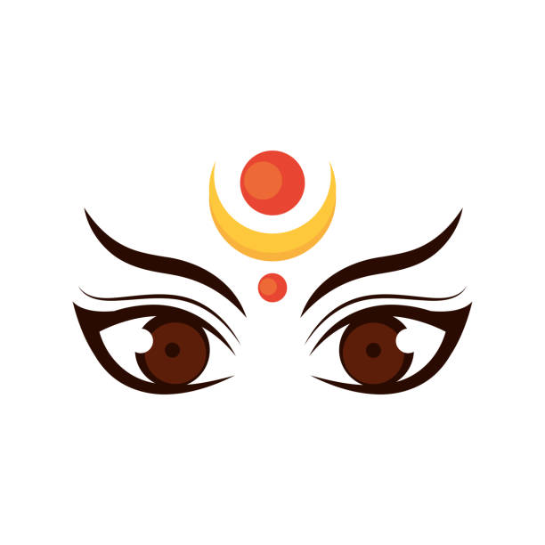 ilustrações, clipart, desenhos animados e ícones de navratri - trishula