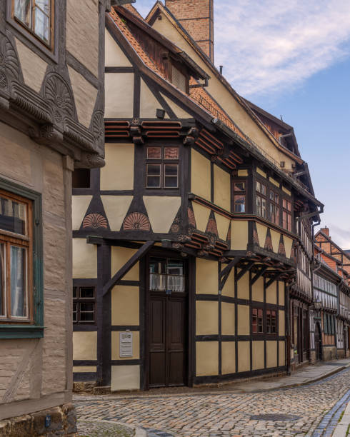 istock Charming medieval colorful downtown in Quedlinburg 1904871466