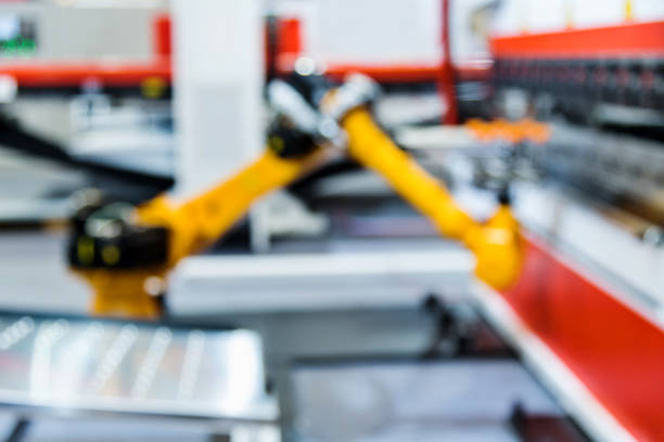 Robotic arm for picking in factory.