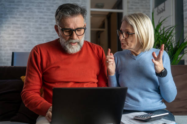 istock Couple are quarreling at home 1904996262