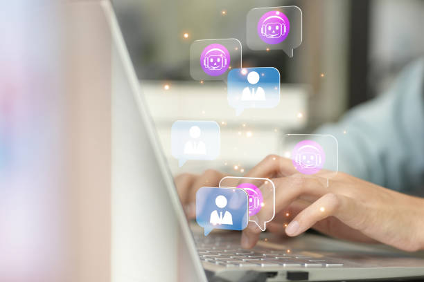 istock Concept of Chatbot Chat with AI, chat GPT, robot application, 1905001528
