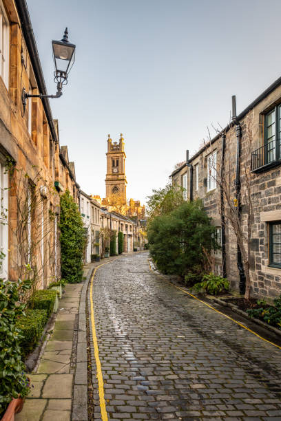 istock Terraced houses on Circus Lane in Edinburgh 1905042897