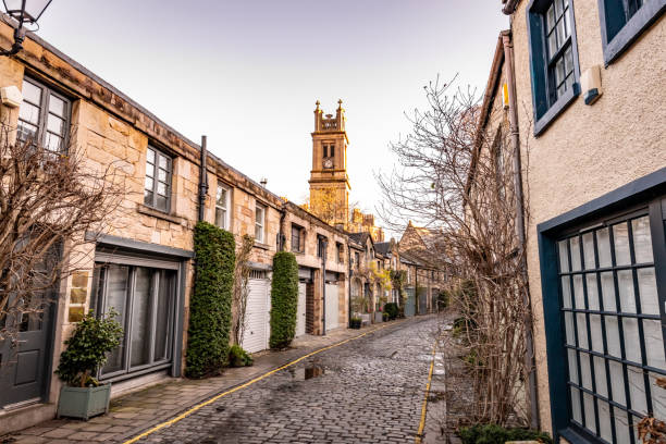 istock Terraced houses on Circus Lane in Edinburgh 1905043405