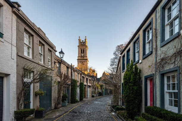 istock Terraced houses on Circus Lane in Edinburgh 1905043434
