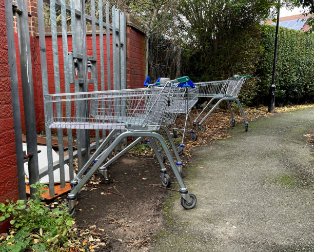 istock Abandoned shopping trolleys 1905147172