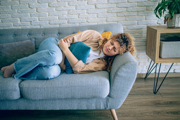 istock Woman with menstrual pain 1905277712