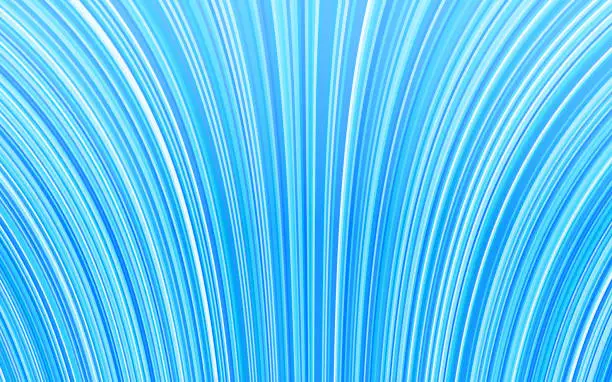 Vector illustration of Blue Abstract Winter Lines Blast Background