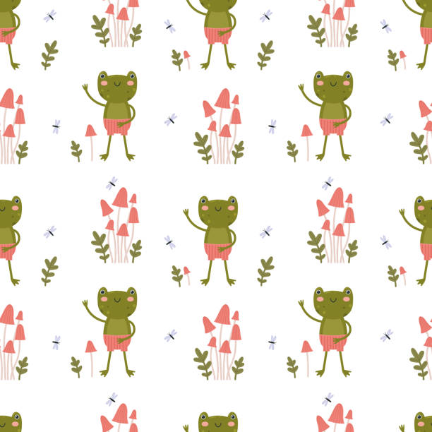 Draw A Frog Pattern 1,800+ How To Draw A Cute Frog Stock Photos, Pictures & Royalty-Free ...