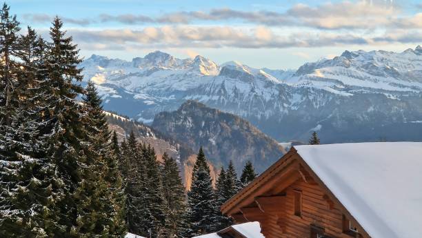 istock Chalet Swiss Alps 1905387632