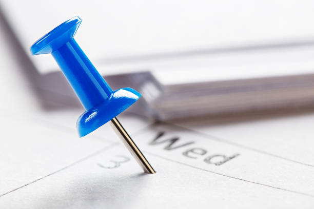 Important date and calendar appointment. pin on calendar.