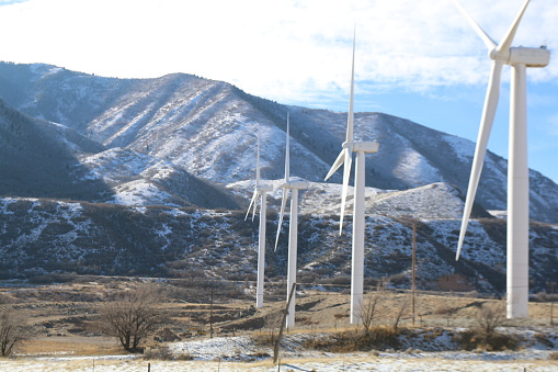 Mountain and wind power