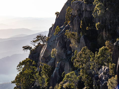 The granite wall of the Gorge at Mount Buffalo, Victoria's High Country