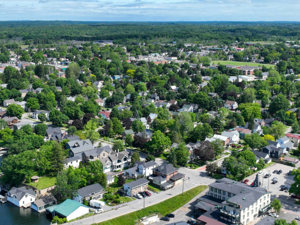 istock Aerial View at Gananoque, Ontario 1905521985