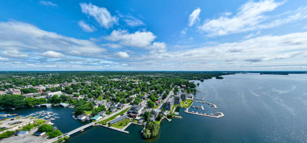 istock Aerial View at Gananoque, Ontario 1905522494