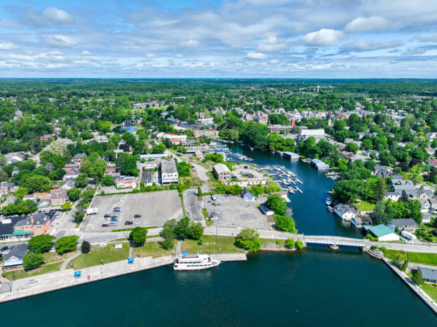 istock Aerial View at Gananoque, Ontario 1905523013