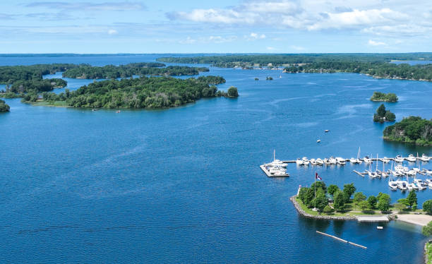 istock Aerial View at Gananoque, Ontario 1905523523