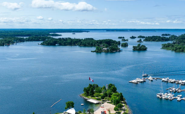 istock Aerial View at Gananoque, Ontario 1905523531