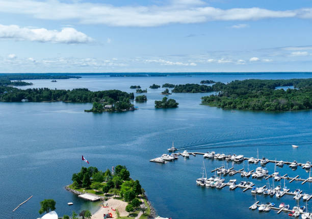 istock Aerial View at Gananoque, Ontario 1905524048