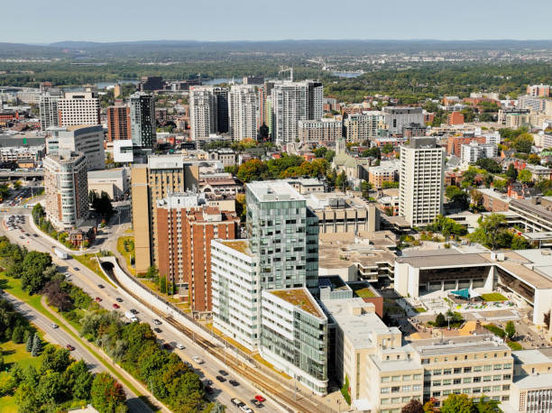 istock Aerial video of Ottawa University 1905761337