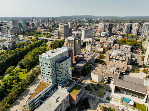 istock Aerial video of Ottawa University 1905761892