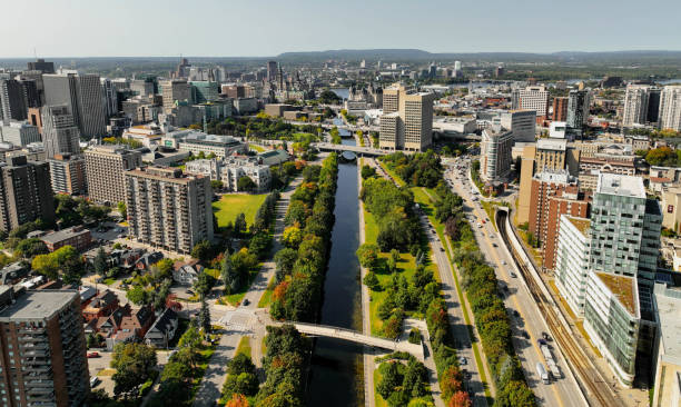 istock Aerial video of Ottawa University 1905762404
