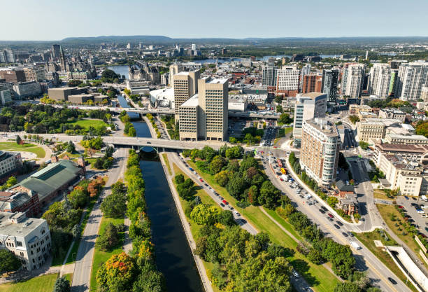 istock Aerial video of Ottawa University 1905762412